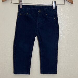 Janie and Jack Navy Blue Corduroy Pants